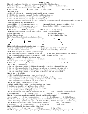 Ôn tập Công nghệ 11